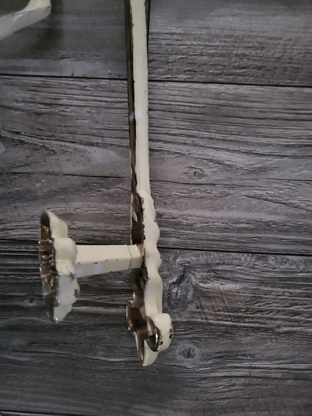 Vintage Amerock Bonaventure Gold Ivory Fleur De Lis Towel Bar & Ring Set 1960s - Picture 8 of 15
